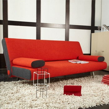 曲美家具 环保简约 折叠沙发 布艺沙发床FB 堆糖,美好生活研究所